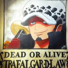 Law a pour objectif de trouver le one piece. Wanted Of Trafalgar D Water Law By Loloow On Deviantart