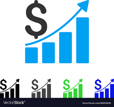 Sales Growth Chart Flat Icon