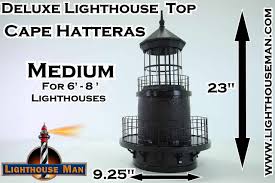 Amish poly custom crafted lawn lighthouse cape henry. Deluxe Authentic Lighthouse Completed Tops The Lighthouse Man