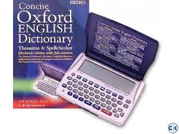 Seiko Concise Oxford Dictionary Thesaurus And Spellchecker Clickbd