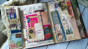 The Book Of Pockets Junk Journal Youtube Altered Book Art Vintage Junk Journal Junk Journal
