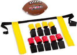 The dimensions of football fields. Amazon Com Franklin Sports Flag Football Flags And Ball Set Flag Football Belts And Football For Kids Full Youth Flag Football Set Includes 2 Flag Sets Of 5 Sports Outdoors