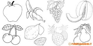Disegni Di Frutta Da Stampare E Colorare Disegni Di Frutta Disegni Disegni Da Colorare