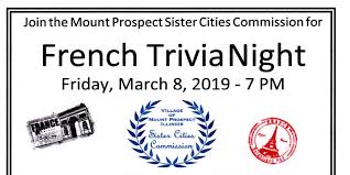 Ashevilles best trivia tonight at 7pm w/ @robertsa. French Trivia Night Calendar Village Of Mount Prospect Il