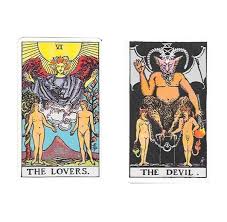 The lovers tarot card is a card that people love to see in relationship readings because it usually denotes the meeting of a soul mate or life partner; The Lovers And The Devil A Tarot Exploration Wellstone Jewelry