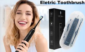 AICXL Electric Toothbrush with 5 Modes 38000VPM Rechargeable 50 Day Charge  Gift for Men Women Travel Bag Black : Amazon.com.be: Health & Personal Care
