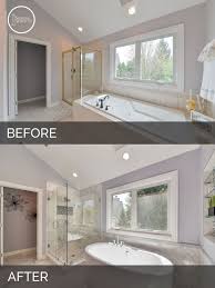 Doug Natalie S Master Bath Before After Pictures Bathroom Remodel Master Master Bathroom Renovation Bathrooms Remodel