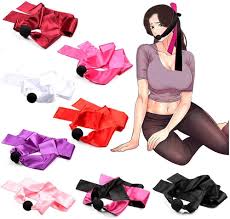 Amazon.com: Silk Scarf Ball Gag Sex Bondage BDSM Sex Toy for Adult Bondage  Restraints Sex Play : Health & Household