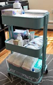 Perfect Portable Changing Table Solution For The Goods When You Don T Want To Commit To A Traditional Changing Tabl In 2020 Baby Room Closet Ikea Nursery Baby Crib Diy