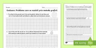 În acest grup, elevi care poate nu își permit meditații la matematică sau elevi care pur și simplu nu știu să rezolve o problemă la mate, pot cere. Probleme Care Se RezolvÄƒ Prin Metoda GraficÄƒ FiÈ™Äƒ De Lucru