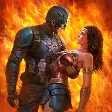 Maybe you would like to learn more about one of these? Wonder Woman Met Captain America Wallpaper Hd Superheroes 4k Wallpapers Images Photos And Background Wallpapers Den