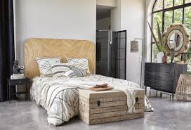 Find ideas to furnish your house. Ecru Grey Black And Mustard Yellow Cotton Bedding Set With Print 220x240 Ama Maisons Du Monde
