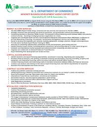 Mgill Associates About Us Minority Business Development Mbda Agency Export Center