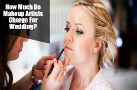 do makeup artists charge for wedding
