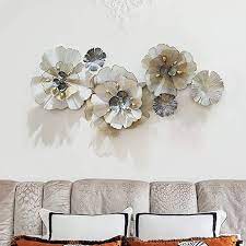 Add a pop of vibrant. Opbsite Metal Wall Art Decor Wall Plaque Decorative Art Sculpture Metal 3d Flower Wall Hangi Metal Wall Art Decor Metal Flower Wall Decor Metal Flower Wall Art