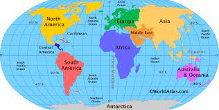 What The Continents Actually Look Like Continents Of The World