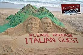 International Sand Artist From Odisha Created A Sand Sculpture To Appeal Maoist For Releasing The Italian Tourist With Sand Art Sand Sculptures Sand Painting