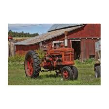 Image result for Vermillion Red 1952 Tractor