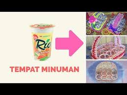 Full Tutorial Cara Membuat Tempat Air Minum Dari Gelas Plastik Minuman Teh Rio Teh Gelas Dll Youtube Gelas Minuman Teh