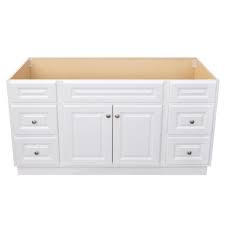 Get 5% in rewards with club o! Glacier Bay Hampton 60 In W X 21 In D X 33 1 2 In H Bathroom Vanity Cabinet Only In White Hwh60dy The Home Depot