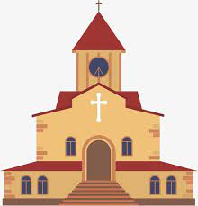 Igreja De Cafe Dos Desenhos Animados Coffee Cartoon Cartoon Building Old Catholic Church
