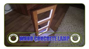 Lampe Selber Bauen Holz Und Beton Diy Youtube