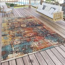 Teppiche bunt im angebot große auswahl viele bezahlmöglichkeiten jetzt bestellen & sparen! Kurzflor Teppich Used Look Bunt Outdoor Teppich Rote Teppiche Terrassen Teppiche