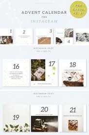 Advent Calendar For Instagram In 2020 Calendar Graphic Instagram Post Template Advent Calendar