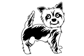 Download Short Cut Yorkshire Terrier Svg Cut File By Creative Fabrica Crafts Creative Fabrica PSD Mockup Templates