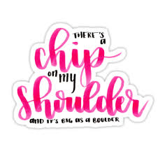 Chip On My Shoulder Sticker By Cmonique5 In 2020 Legally Blonde Musical Legally Blonde Stickers