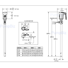 40 In Stainless Steel 316ss Drum Pump For Mild Chemicals