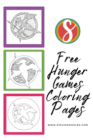 free the hunger game s coloring page printables stevie doodles free printable coloring pages