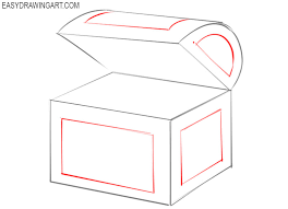 Later, you can add color . How To Draw A Treasure Chest Easy Drawing Art