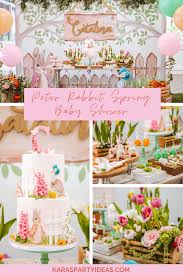 Put your own unique spin on each one and start building that name recognition with your. Kara S Party Ideas Peter Rabbit Spring Baby Shower Kara S Party Ideas