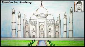 How To Draw Taj Mahal Step By Step Very Easy Drawing Youtube How to draw taj mahal agra step by step (very easy). how to draw taj mahal step by step very easy drawing