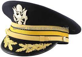U S Army Service Cap For Field Grade Electronic Warfare Officers