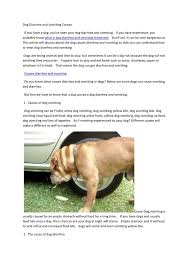 Why is my dog throwing up bile ? Calameo How To Treat Dog Diarrhea And Vomiting