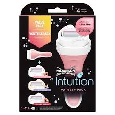 Wilkinson Sword Intuition Varietˆ Per Donne Confezione Da 4 In 2020 Wilkinson Sword Intuition Feet Treatment