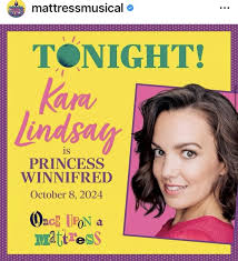 Tonight (Oct 8) No Sutton or Michael at Once Upon A Mattress : r/Broadway