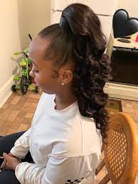 Half Up Half Down Quickweave Short Sassy Hair Weave Ponytail Hairstyles Sassy Hair