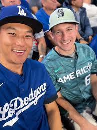 Dodgers vs Mariners game meetup with friends