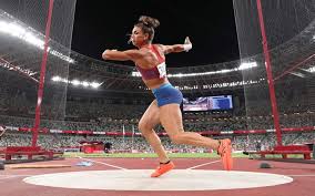 Its first track and field gold. Swtay Vgnnjhwm