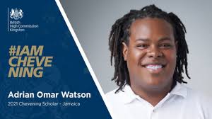 Adrian Watson is a 2021 Chevening Scholar!