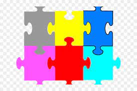 Simple icon circle puzzle of the six elements on transparent background. Jigsaw Puzzle 6 Pieces Clipart 433515 Pikpng