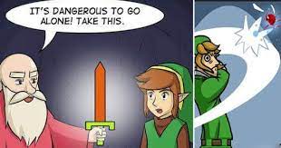 Legend of zelda funny comics