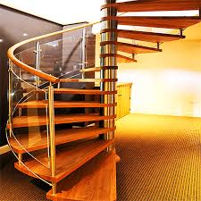 Metal steps are the next most popular material after wood. Modern Appearance Elegant Design Solid Wood Stairs Treads Spiral Staircase Prefabricated