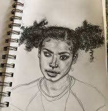 I had fun drawing the beautiful Brix! I decided to go with warm colors for  her background due to her energetic nature; I also find it to be a nice  contrast against