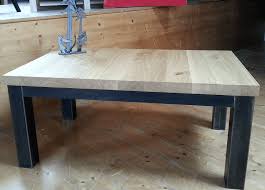 Nos Tables Basses En Bois Massif Table Loft Fer Basse Chene Massif