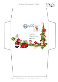 What size paper should i start with (i'm assum. Christmas Envelope Letter To Santa Template With Stamp 10
