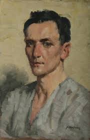 CARTER Norman (1875-1963), Study of a Young Man., Oil